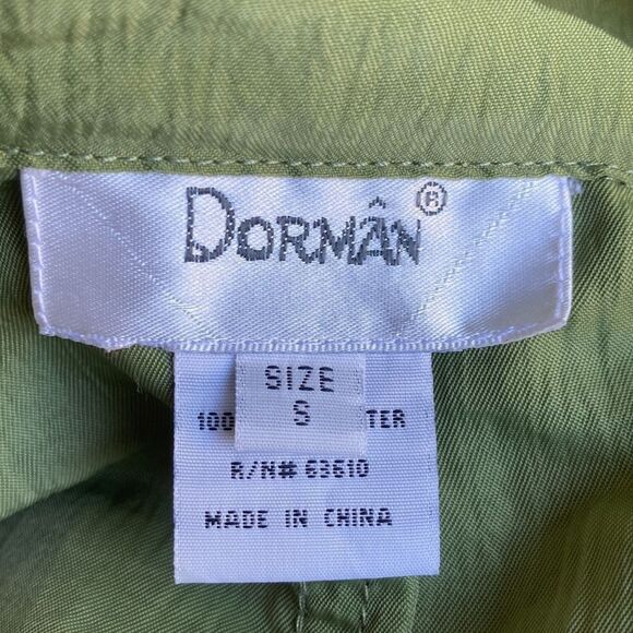 Dorman Babydoll Style Hooded Lightweight Zip Up Jacket Size Small - Picture 13 of 14